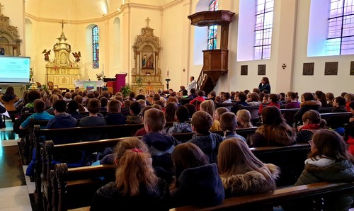 Saint Joseph Remouchamps école fondamentale maternelle primaire célébration pâques 1