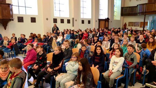 Saint Joseph Remouchamps école fondamentale maternelle primaire célébration pâques 1