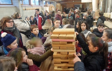 Les 5es primaires de Saint Joseph Remouchamps participent à Fort Bosco 25 01 2017 1